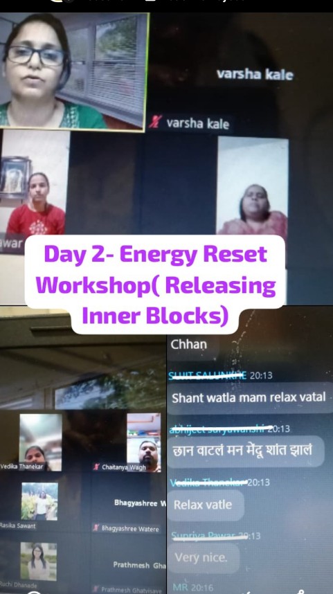 Energy Reset Workshop to Release Inner Blocks