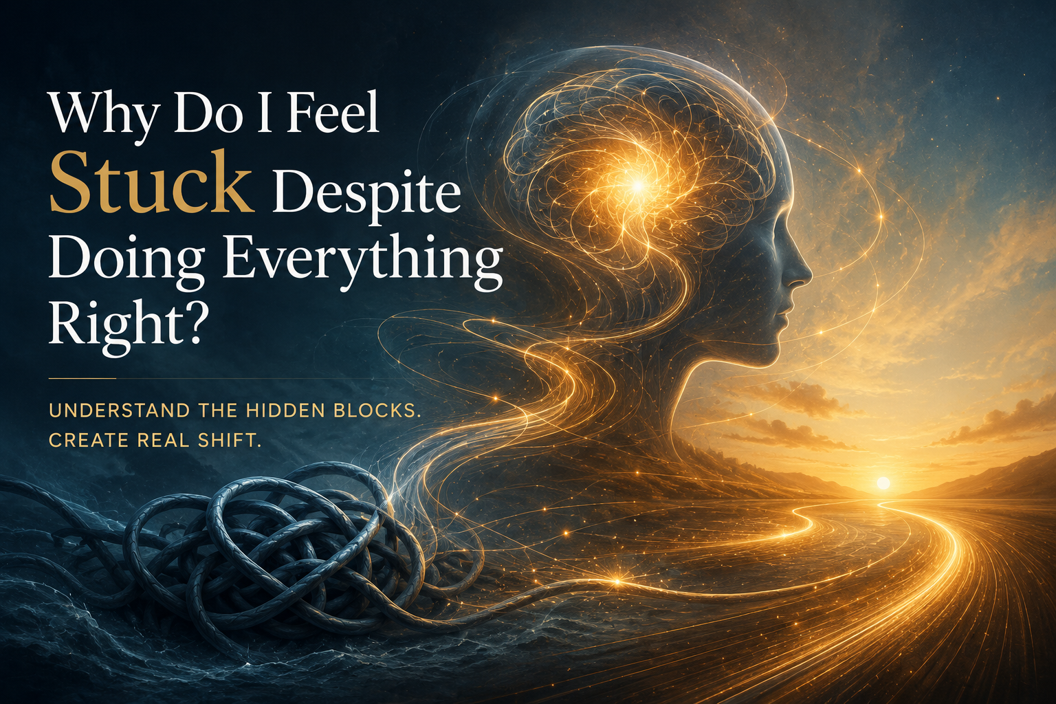 Why do I feel STUCK despite doing everything right?