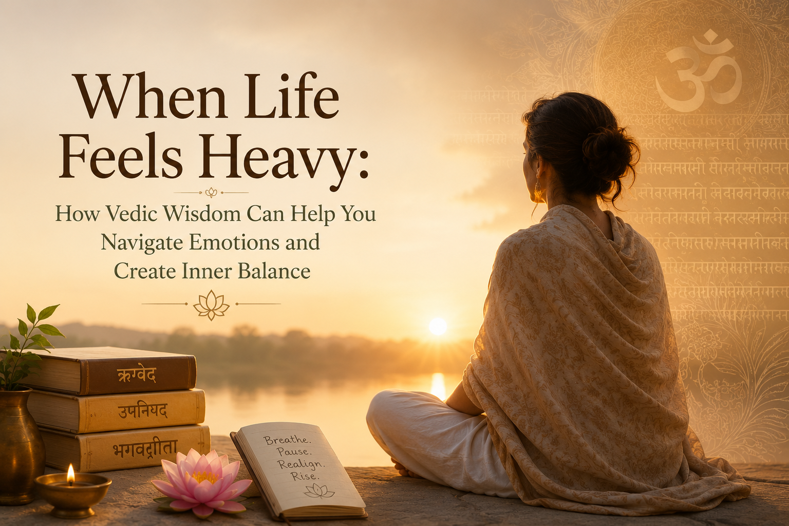 When Life Feels Heavy: How Vedic Wisdom Can Help You Navigate Emotions and Create Inner Balance